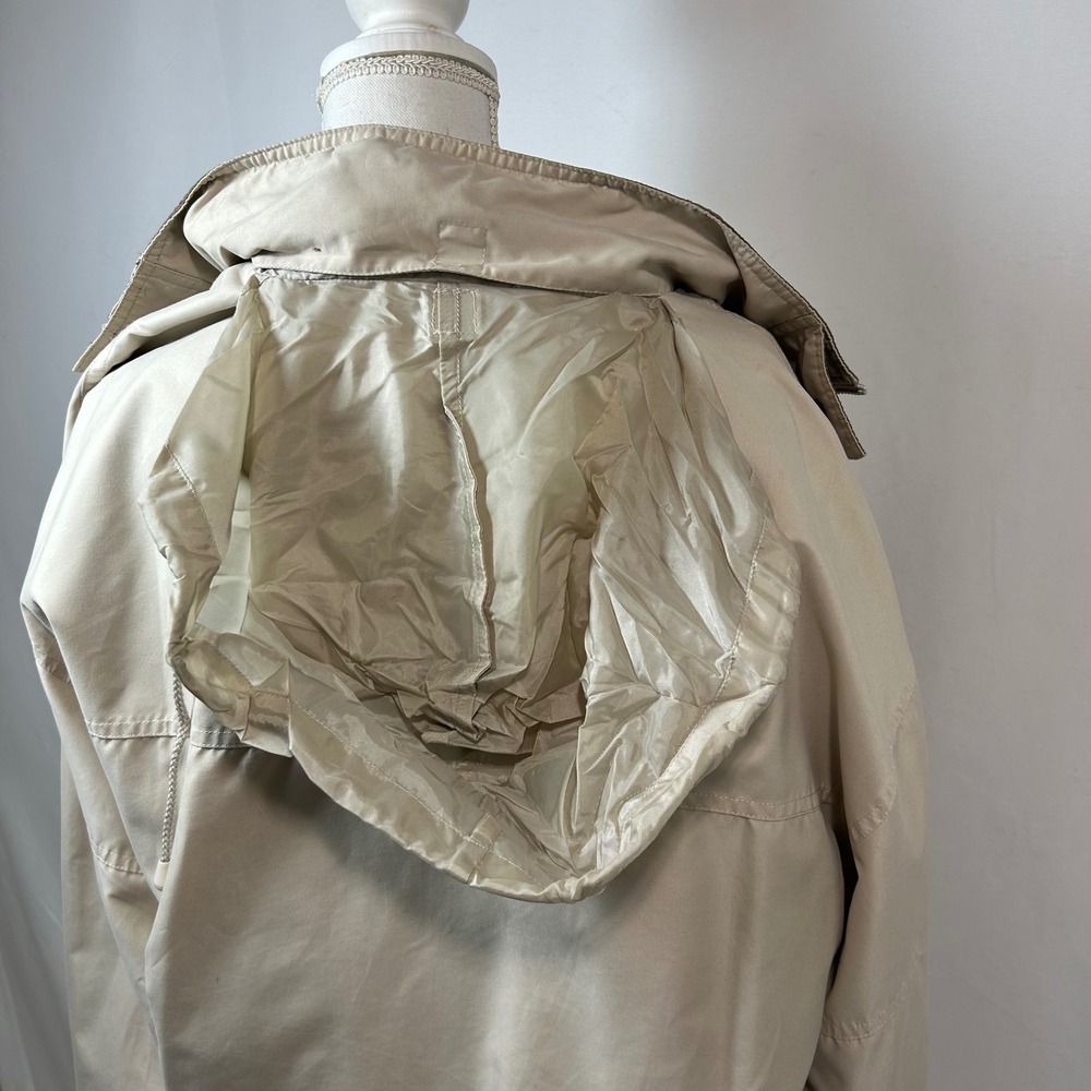 Vintage Windor Made Angola LNG Jacket Mens Full Zip Windbreaker Beige‎ - Picture 7 of 9